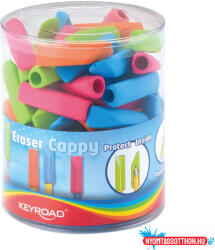  Radír, PVC mentes 72 db/display Keyroad Cappy vegyes színek (ORI_38470)