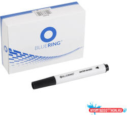BLUERING Flipchart marker rostirón vizes kerek végű 3mm, Bluering(R) fekete (ORI_BR895493)