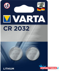VARTA Gombelem CR2032 2 db/csomag, Varta
