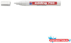 edding Lakkmarker 2-4mm, kerek Edding 750 fehér (ORI_7580096017)