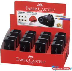Faber-Castell Hegyező dupla tartályos SLEEVE Jumbo Faber-Castell fekete színben - nyomtassotthon