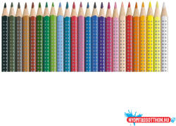 Faber-Castell Színes ceruza készlet háromszögletű GRIP Faber-Castell 24klf. szín (ORI_68131)