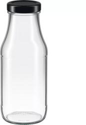 Weck Sticlă universală 0, 25 l, set de 12 bucăți, capac negru