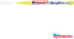 edding Akril marker 1-2mm, Edding 5300 neon sárga (ORI_36444)