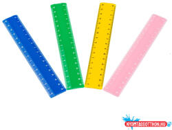 Nebulo Vonalzó 16cm, -es, vegyes színek Nebulo (ORI_V116)