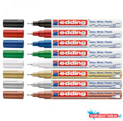 edding Lakkmarker 0, 8mm, kerek Edding 780 zöld (ORI_7580114004)