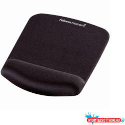 Fellowes Egérpad csuklótámasszal, habtöltésű, Fellowes(R) PlushTouch, fekete (ORI_9252003)