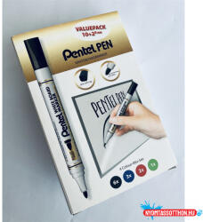 Pentel Táblamarker készlet 2mm, kerek Pentel 12 különféle szín (ORI_40995)