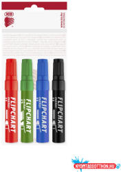 ICO Flipchart marker készlet vízbázisú 3mm, kerek Artip11, 4 klf. szín (ORI_9580016000)