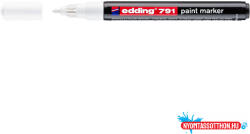 edding Lakkmarker 1-2mm, kerek Edding 791 fehér (ORI_39259)