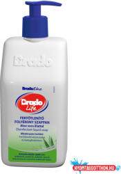 Bradochem Folyékony szappan fertõtlenítõ hatással pumpás 350 ml BradoLife aloe vera (ORI_46134)