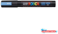  Dekormarker 1, 8-2, 5mm, Uni Posca PC-5M metál kék (ORI_57216)