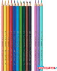 Faber-Castell Színes ceruza készlet hatszögletű UNIKORNIS + matrica Faber-Castell 10+3klf. szín (ORI_68113)