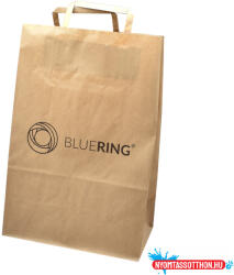 Bluering Szalagfüles papírtáska 32x17x45cm Bluering(R) barna (ORI_43066)