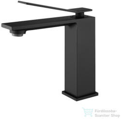 AREZZO design BEMUTATÓTERMI AREZZO design ROCKFIELD mosdócsaptelep, leeresztő nélkül, matt fekete AR-9901BL (esztétikai sérült) (AR-9901BL-BEMUTATO)