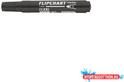 ICO Flipchart marker vízbázisú 3mm, kerek Artip 11XXL fekete (ORI_9580069000)