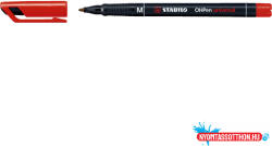STABILO Alkoholos marker 1mm, STABILO OHPen M piros - nyomtassotthon