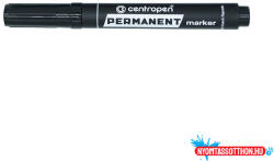 Centropen Alkoholos marker 1-4, 6mm, vágott hegyű, Centropen 8576 fekete (ORI_585760112)