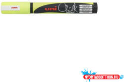 uni Krétamarker folyékony 1, 8-2, 5mm, Uni-Posca PWE-5M fluor sárga (ORI_62861)