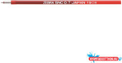 Zebra Tollbetét 0, 7 mm, Zebra SNC, piros - nyomtassotthon