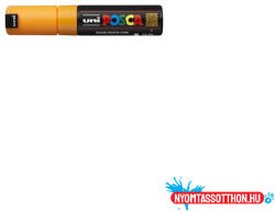 uni Dekormarker 8mm, Uni Posca PC-8K ragyogó sárga - nyomtassotthon