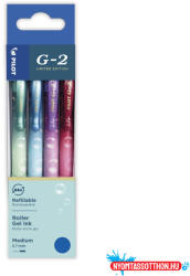 Pilot Zseléstoll 0, 7mm, nyomógombos Pilot G-2 Bubble 4 klf. test szín, írásszín kék (ORI_60904)