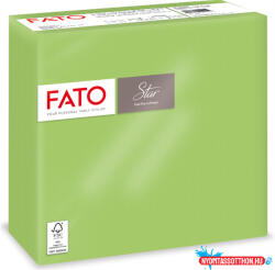  Szalvéta 2 rétegű 38 x 38 cm 40 lap/cs Fato Star zöldalma_82991500 (ORI_48081)