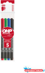 ICO Alkoholos marker készlet, S, OHP Ico, 4 különféle szín (ORI_9070038000)