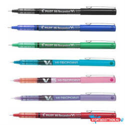 Pilot Rollertoll 0, 3mm, kupakos tűhegyű V5 HI-Tecpoint Pilot, írásszín kék (ORI_BXV5L)