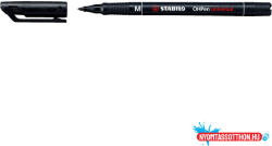 STABILO Alkoholos marker 1mm, STABILO OHPen M fekete (ORI_84346)