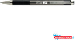Zebra Golyóstoll 0, 7mm, metál antracit test, Zebra F301A, írásszín kék (ORI_2252131)