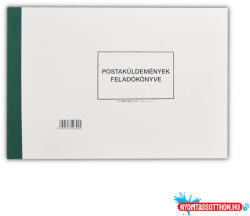 Bluering Postaküldemények feladókönyve A4, fekvő 150 lapos C. 7976-12/UJ (ORI_61261)