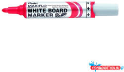 Pentel Táblamarker 2, 5mm, kerek hegyű, Pentel Maxiflo piros (ORI_MWL5MBO)