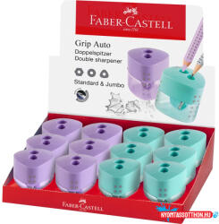 Faber-Castell Hegyező dupla tartályos GRIP Jumbo vegyes pasztell Faber-Castell lila, zöld