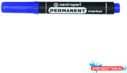Centropen Alkoholos marker 2, 5mm, kerek hegyű, Centropen 8566, kék (ORI_585660106)