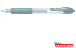 Pilot Zselés toll 0, 7mm, nyomógombos Pilot G-2, írásszín ezüst (ORI_BLG27SI)