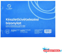  Készletkivételezési bizonylat 25x4 12-114/V. 8 tételes