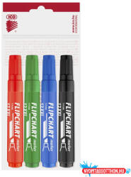 ICO Flipchart marker vízbázisú 1-4mm, vágott Artip 12XXL, 4 klf. szín (ORI_ARTIP12XX4KLT)
