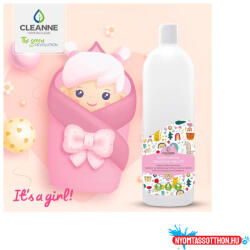 CLEANNE Öblítő koncentrátum 1 liter Cleanne_Baba-Mama Sensitive Its a girl (ORI_64736)
