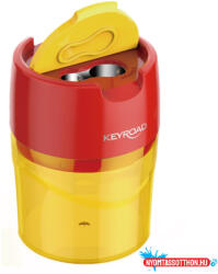 Keyroad Hegyezõ 2 lyukú tartályos, fedeles, fém belsõvel 12 db/display Keyroad Robby vegyes színek