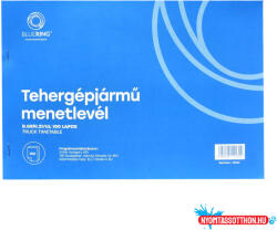 Bluering Tehergépjármű menetlevél A4, 100 lapos D. GEPJ. 21/UJ Bluering® (ORI_NYOMTDGEPJ21UJ)