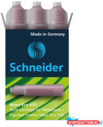 Schneider Utántöltõ patron tábla- és flipchart markerhez 3 db/csom Schneider Maxx Eco 110 piros (ORI_20975)
