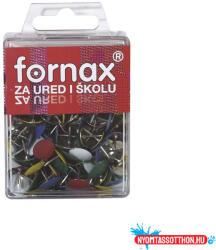 Fornax Rajzszeg BC-22 színes műanyag dobozban Fornax (ORI_23387)