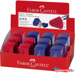 Faber-Castell Hegyező dupla tartályos SLEEVE Jumbo Faber-Castell piros, kék színben
