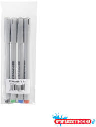  Alkoholos marker tűfilc 0, 4mm, S tender, 4 klf. szín - nyomtassotthon