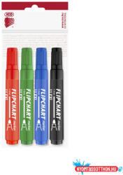 ICO Flipchart marker vízbázisú 3mm, kerek Artip11XXL, 4 különféleszín (ORI_9580069004)