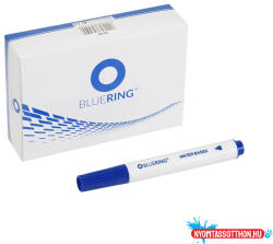 BLUERING Flipchart marker rostirón vizes kerek végű 3mm, Bluering(R) kék (ORI_BR895509)