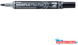 Pentel Táblamarker 1-5mm, hajlékony hegyű Pentel Maxiflo Flex Feel fekete (ORI_MWL5SBFAX)