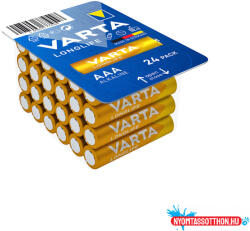 VARTA Elem AAA mikro LR03 Longlife BigBox 24 db/csomag, Varta (ORI_47727)