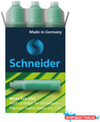 Schneider Utántöltõ patron tábla- és flipchart markerhez 3 db/csom Schneider Maxx Eco 110 zöld (ORI_20976)